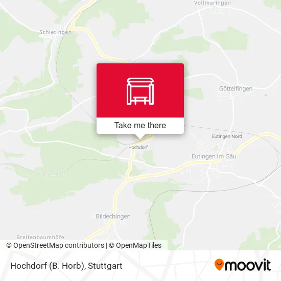 Карта Hochdorf (B. Horb)