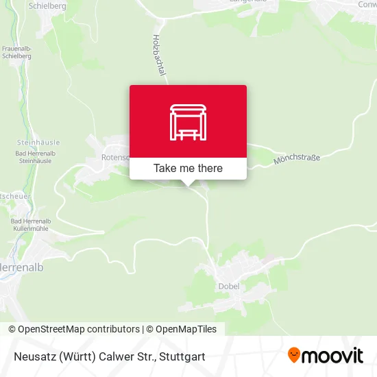 Neusatz (Württ) Calwer Str. map
