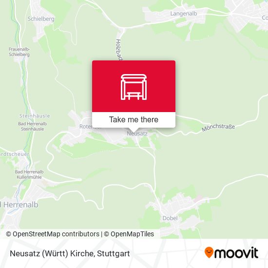 Neusatz (Württ) Kirche map