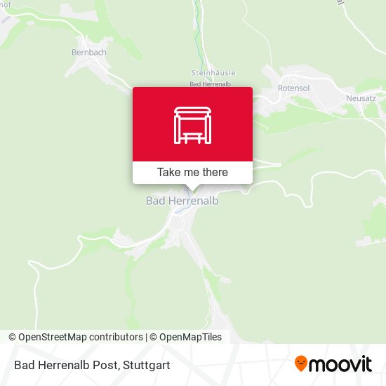 Карта Bad Herrenalb Post