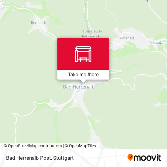 Карта Bad Herrenalb Post