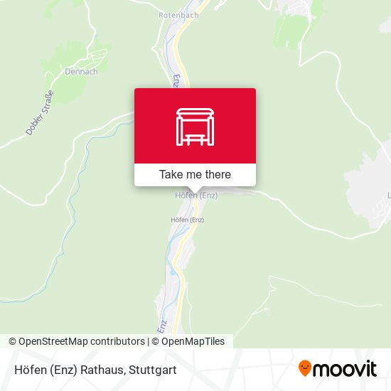 Höfen (Enz) Rathaus map