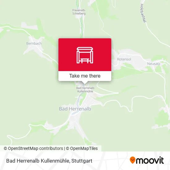 Карта Bad Herrenalb Kullenmühle