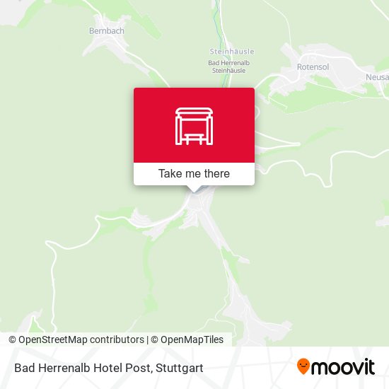 Bad Herrenalb Hotel Post map