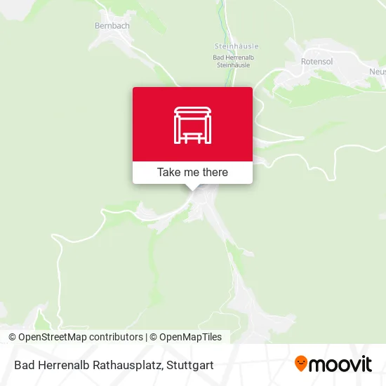 Карта Bad Herrenalb Rathausplatz
