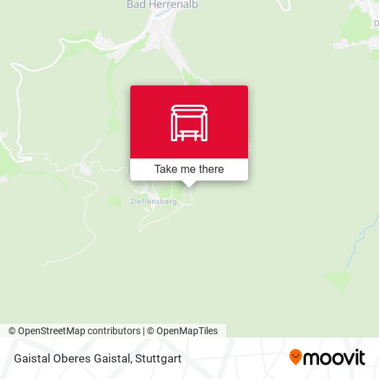 Gaistal Oberes Gaistal map