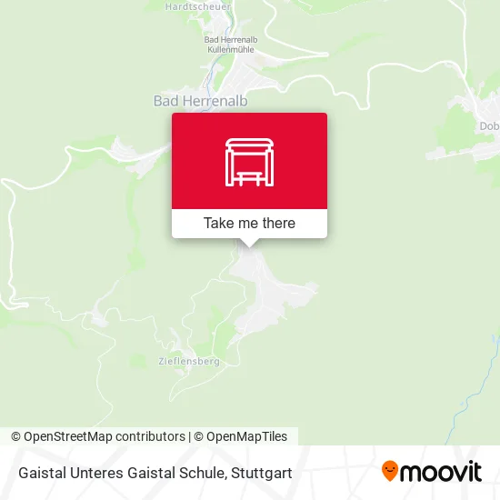 Карта Gaistal Unteres Gaistal Schule