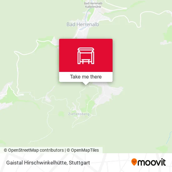 Карта Gaistal Hirschwinkelhütte