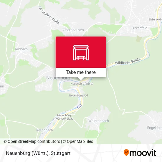 Карта Neuenbürg (Württ.)