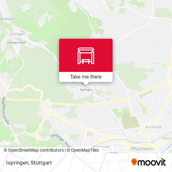 Карта Ispringen