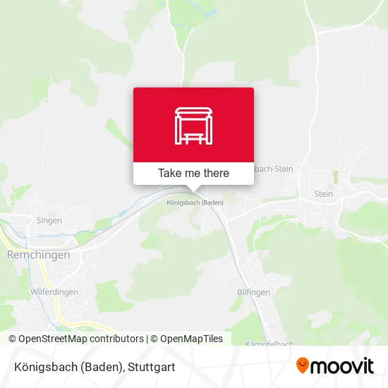 Карта Königsbach (Baden)
