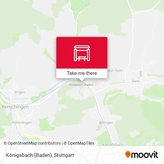 Карта Königsbach (Baden)