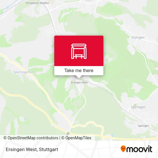 Карта Ersingen West
