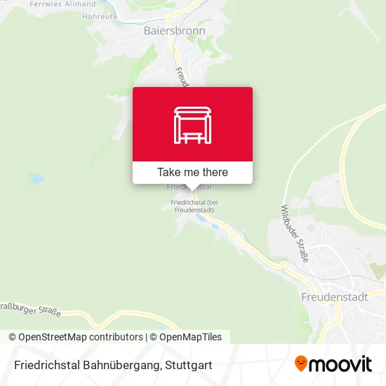 Карта Friedrichstal Bahnübergang