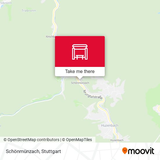 Schönmünzach map