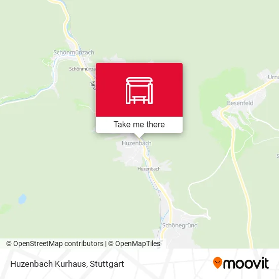 Карта Huzenbach Kurhaus