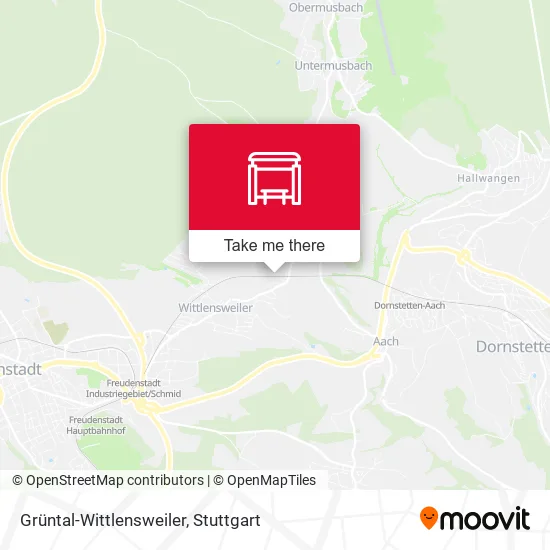 Карта Grüntal-Wittlensweiler