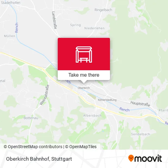 Карта Oberkirch Bahnhof