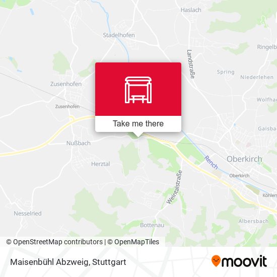 Maisenbühl Abzweig map