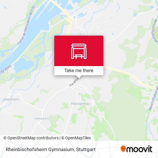 Rheinbischofsheim Gymnasium map