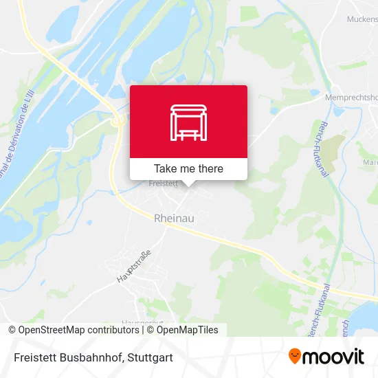 Карта Freistett Busbahnhof