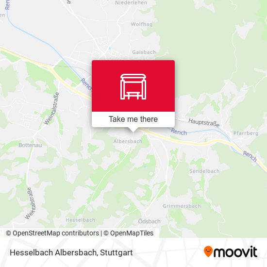 Карта Hesselbach Albersbach