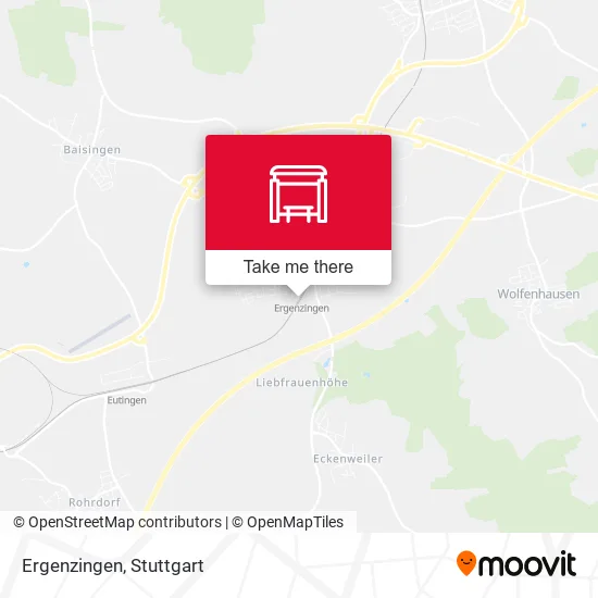Карта Ergenzingen