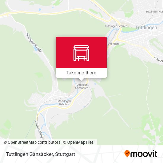 Tuttlingen Gänsäcker map
