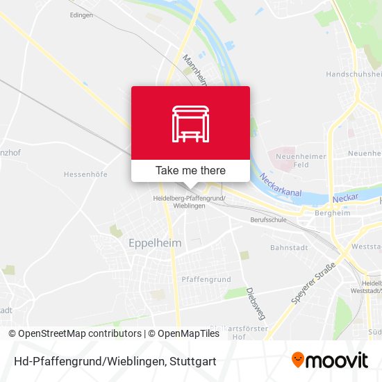Карта Hd-Pfaffengrund/Wieblingen
