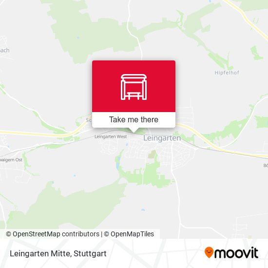 Карта Leingarten Mitte