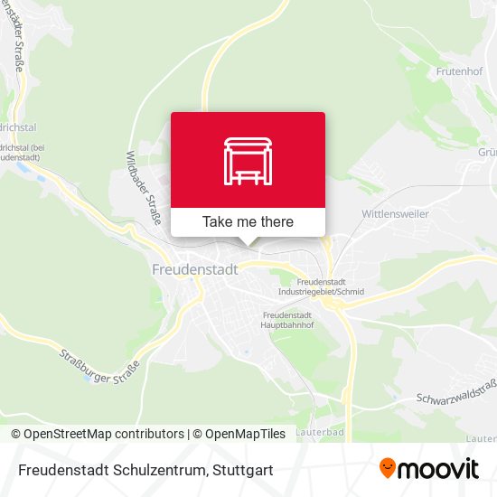 Freudenstadt Schulzentrum map