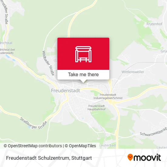 Карта Freudenstadt Schulzentrum