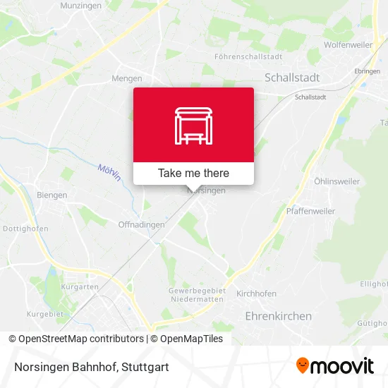 Карта Norsingen Bahnhof