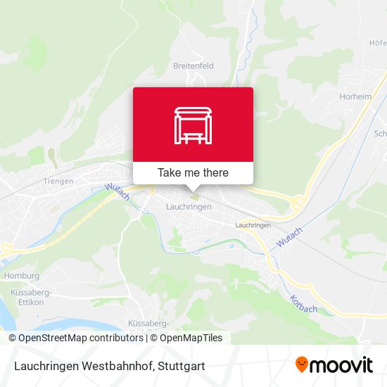 Lauchringen Westbahnhof map