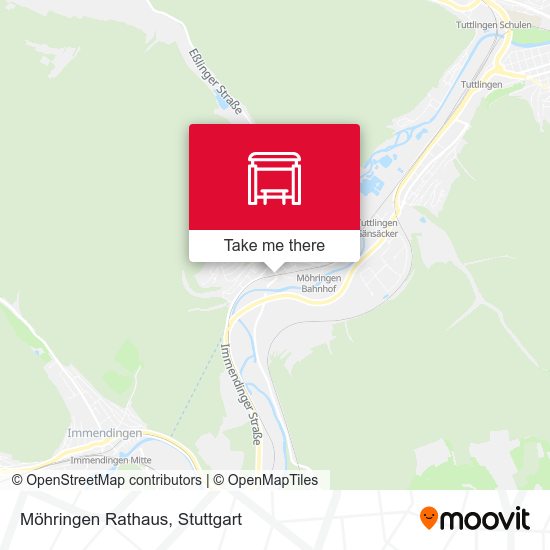 Möhringen Rathaus map