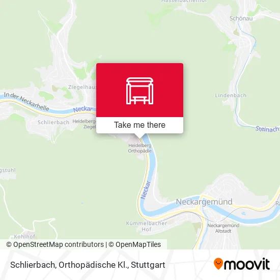Карта Schlierbach, Orthopädische Kl.
