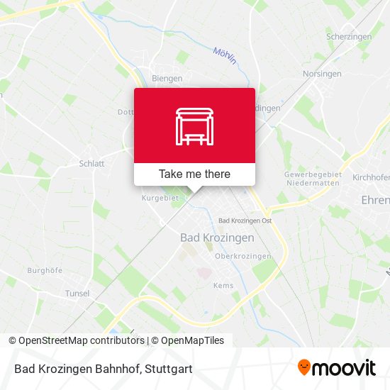 Bad Krozingen Bahnhof map