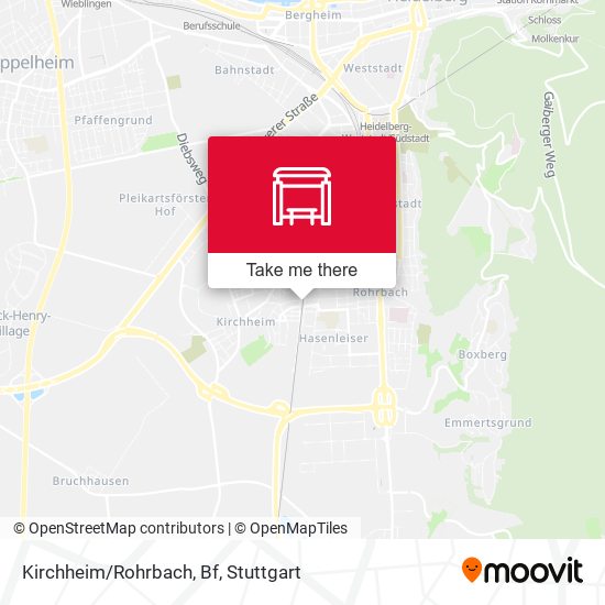 Карта Kirchheim/Rohrbach, Bf