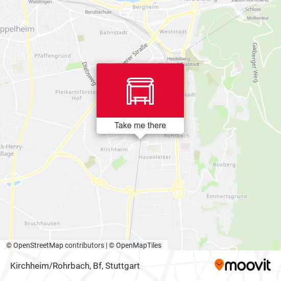 Карта Kirchheim/Rohrbach, Bf