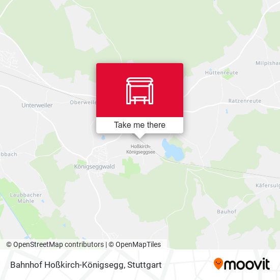 Bahnhof Hoßkirch-Königsegg map
