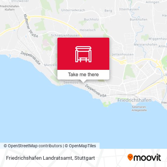 Карта Friedrichshafen Landratsamt