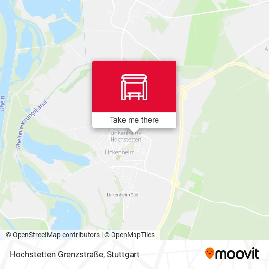 Карта Hochstetten Grenzstraße