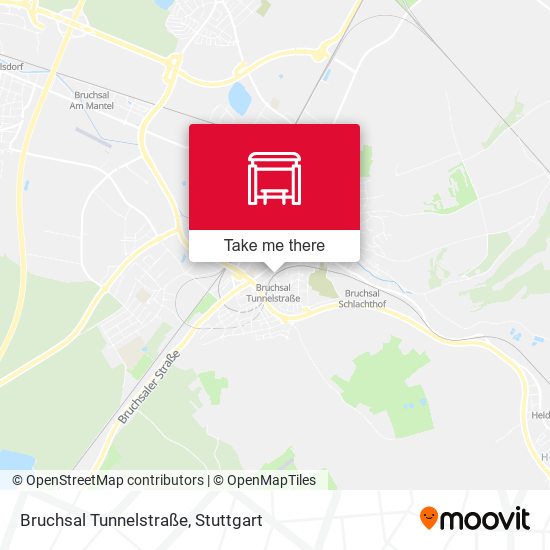 Bruchsal Tunnelstraße map