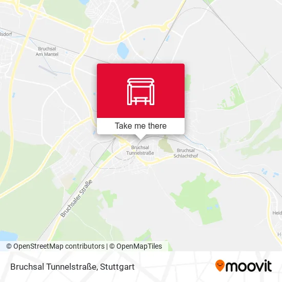 Карта Bruchsal Tunnelstraße