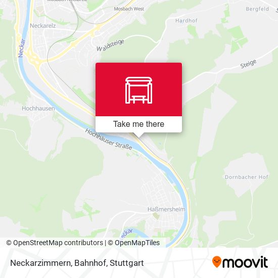 Neckarzimmern, Bahnhof map