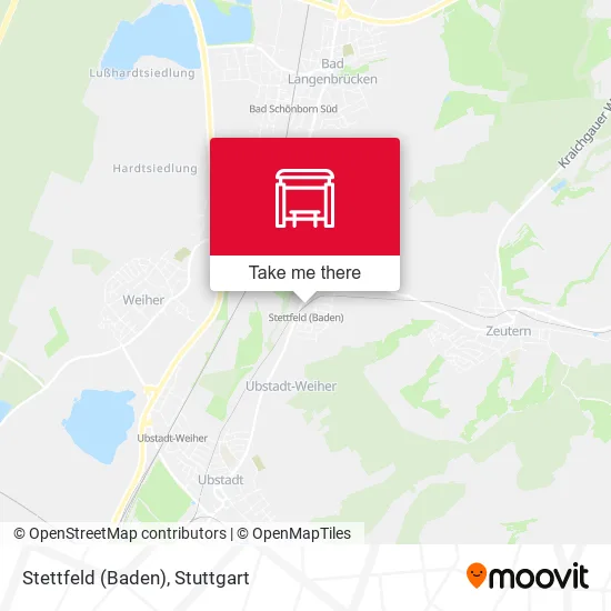 Карта Stettfeld (Baden)