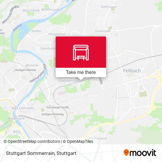 Карта Stuttgart Sommerrain