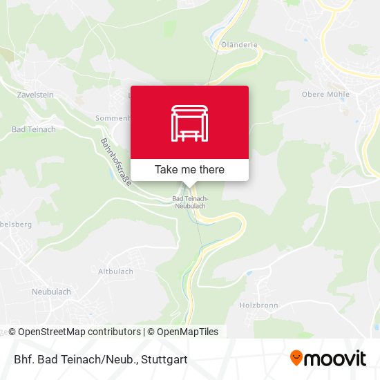 Карта Bhf. Bad Teinach/Neub.