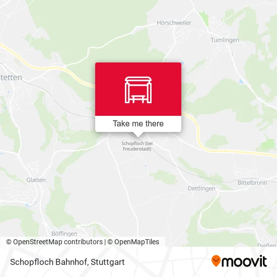 Карта Schopfloch Bahnhof