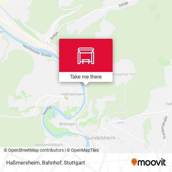 Haßmersheim, Bahnhof map